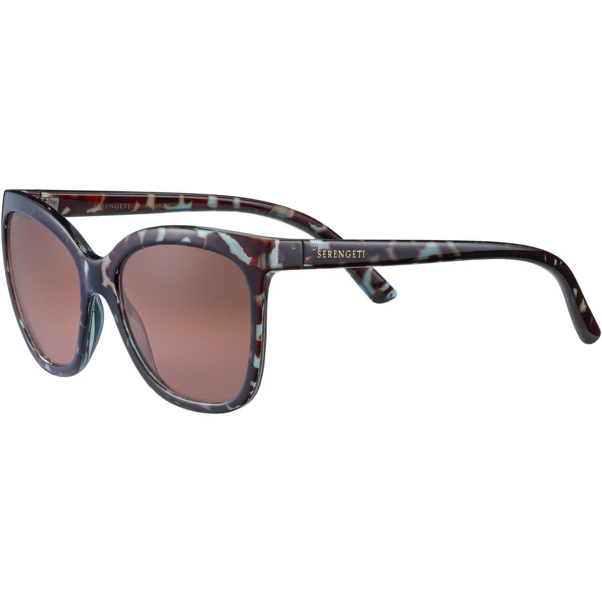 AGATA, Shiny Blue Tortoise-Mineral Polarized Drivers Gradient Cat 2 to 3, hi-res image number null